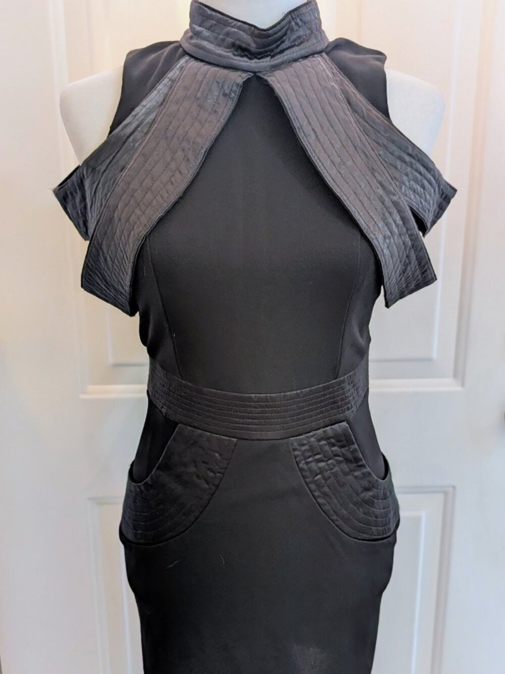 Little black dress.